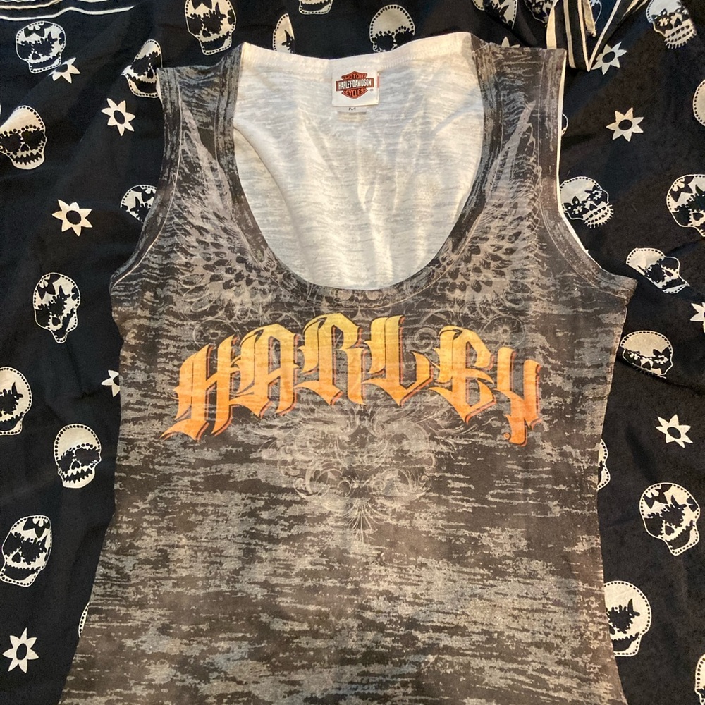 Harley-Davidson Burn Out Tank Top